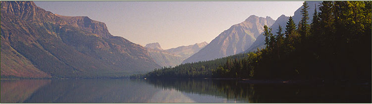 mountains and lake